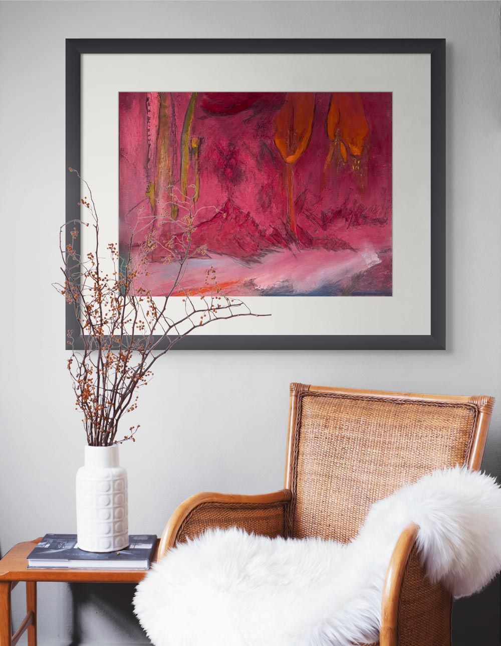 Tierre del Sol - Size: 51 x 61 cm, Medium: Oil on Canvas Board, Framed