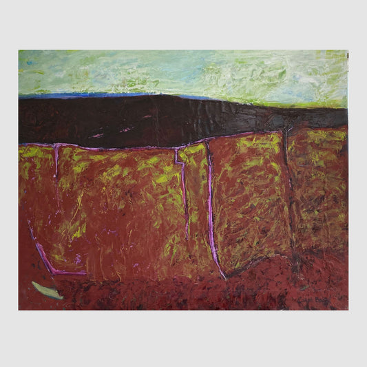 After the Rain - Size: 60 x 75 cm,  Medium: Oil & Mixed Media on Canvas,  Box Frame