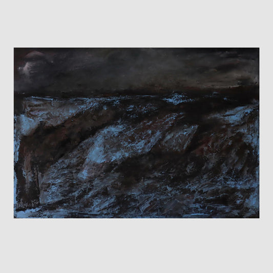 Bog - Size: 48 x 68.5 cm, Medium: Oil on Board