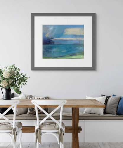 Dunlaoghaire Pier with Alexandra - Size: 51 x 61 cm, Medium: Oil on Canvas Board